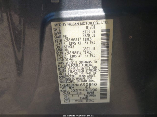 Nissan Pathfinder Se