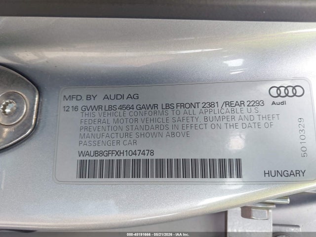 Audi A3 2.0t Premium