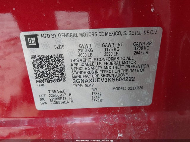 Chevrolet Equinox Lt