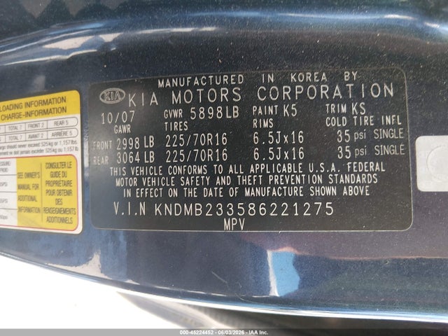 Kia Sedona Lx