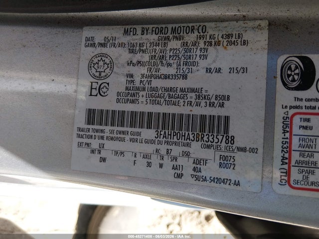 Ford Fusion Se
