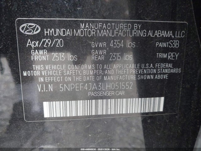 Hyundai SONATA Sel