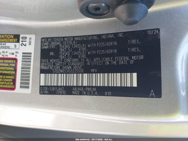 Toyota Sienna Limited