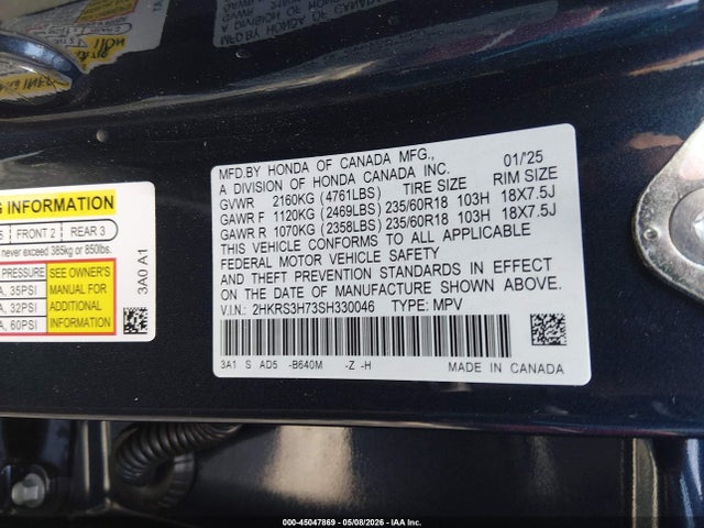 Honda CR-V Ex-l 2wd
