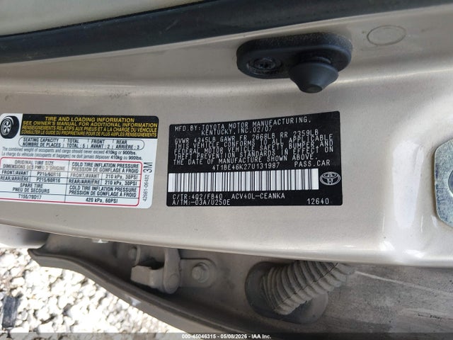 Toyota Camry Le