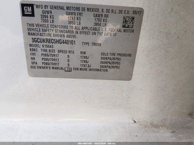 Chevrolet Silverado 1500 1lt