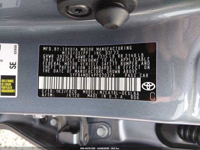 Toyota Corolla Le