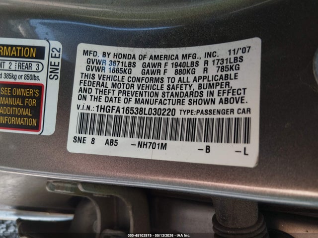 Honda Civic Lx