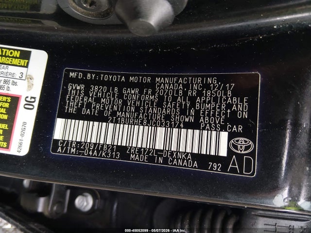 Toyota Corolla Le