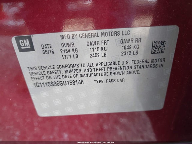 Chevrolet Impala 2lt