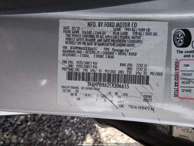 Ford Fusion Se