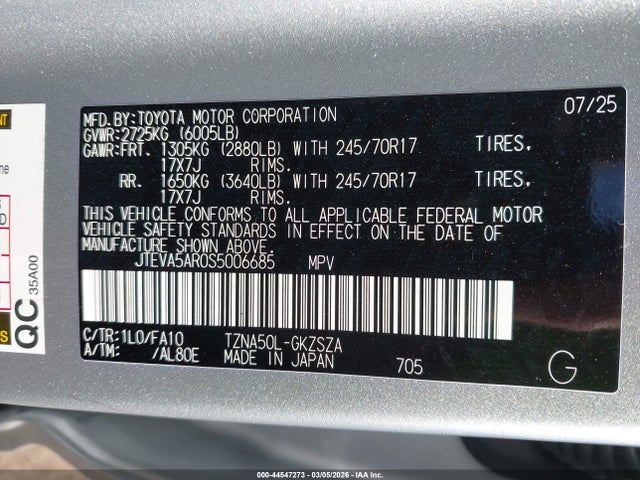 Toyota 4Runner Sr5