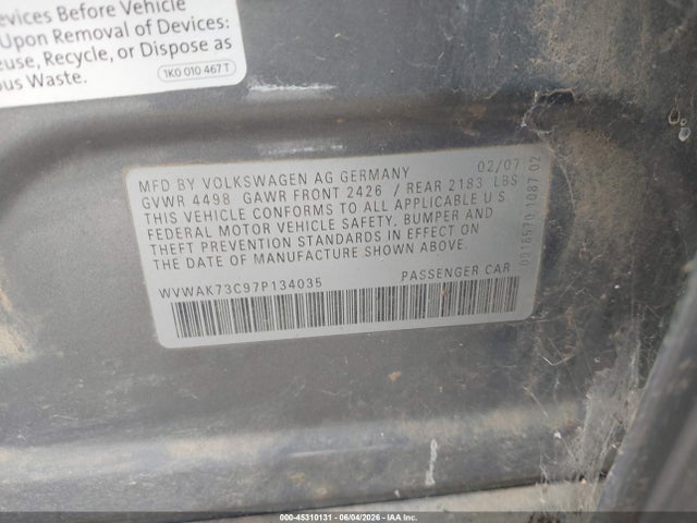 Volkswagen Passat 2.0t Wolfsburg Edition