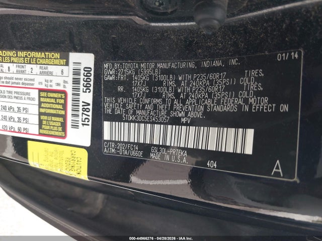 Toyota Sienna Le V6 8 Passenger