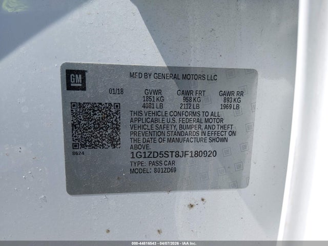 Chevrolet Malibu Lt