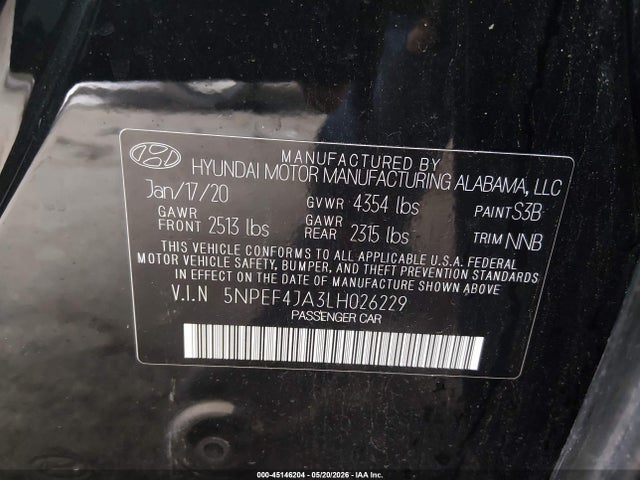 Hyundai SONATA Sel
