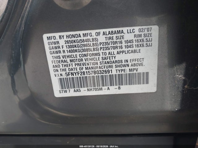 Honda Pilot Lx