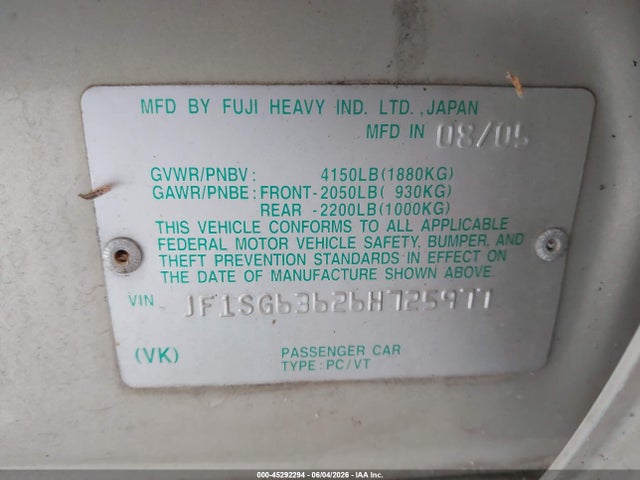 Subaru Forester 2.5x