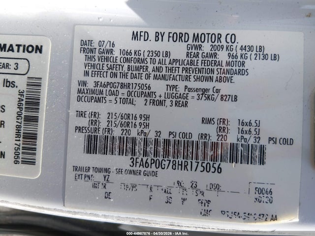 Ford Fusion S