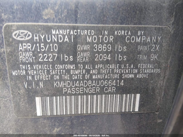 Hyundai ELANTRA Gls