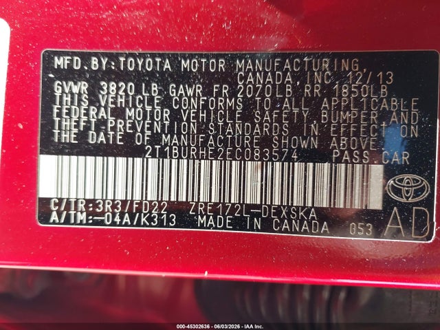Toyota Corolla S Plus