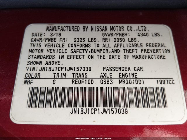 Nissan Rogue S