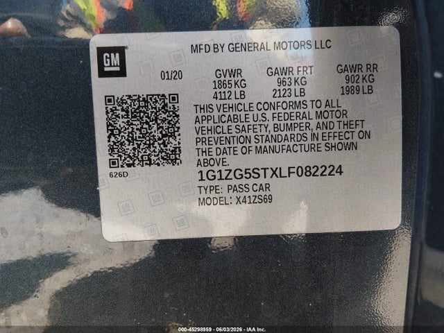 Chevrolet Malibu Fwd Rs