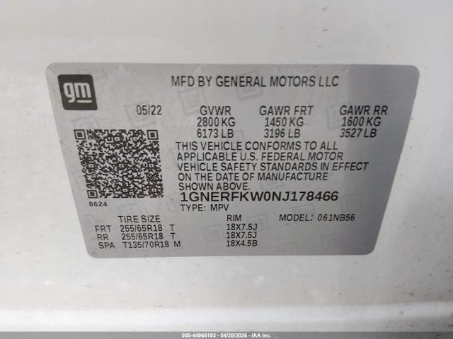 Chevrolet Traverse Fwd Ls
