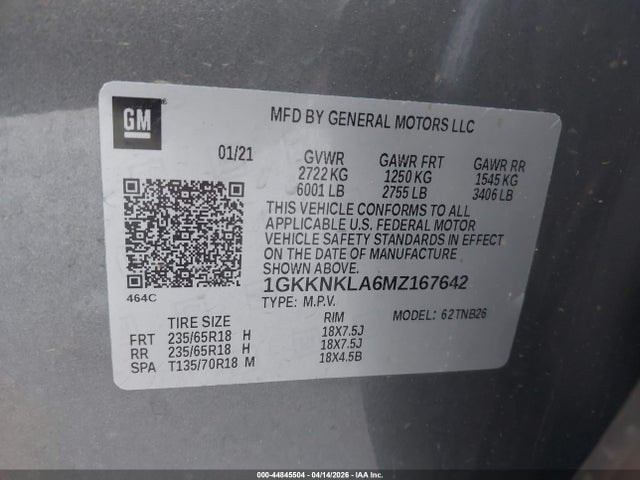 GMC Acadia Fwd Sle