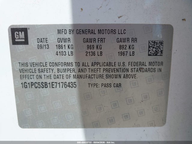 Chevrolet Cruze 1lt Auto