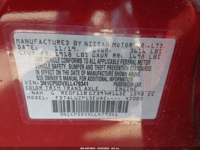 Nissan Kicks Sr Xtronic Cvt