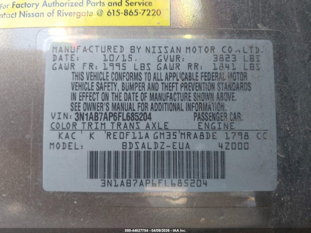 Nissan Sentra Sv