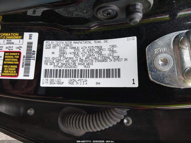 Toyota Tundra Platinum 5.7l V8