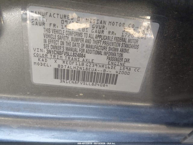 Nissan Versa Sr Xtronic Cvt