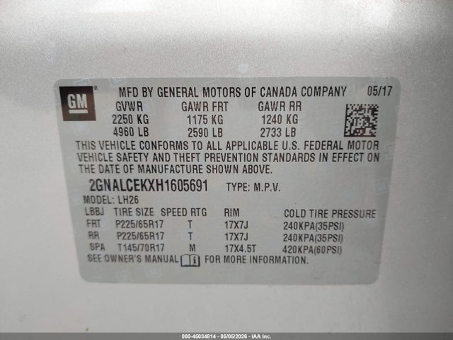 Chevrolet Equinox Lt