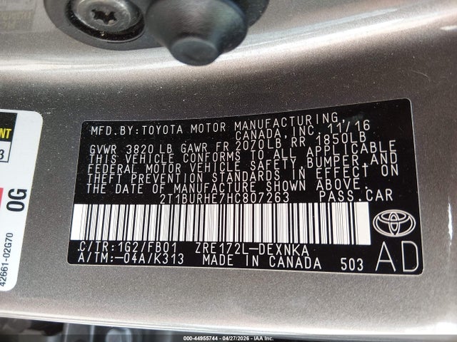 Toyota Corolla Le