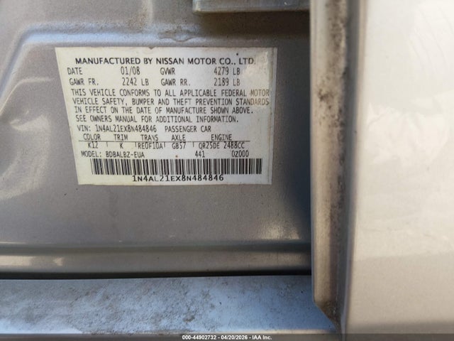 Nissan Altima 2.5 S