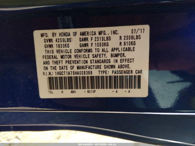 Honda Accord Ex