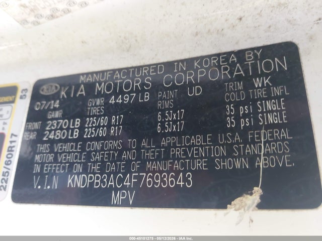 Kia Sportage Lx