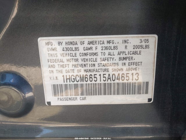 Honda Accord 3.0 Ex