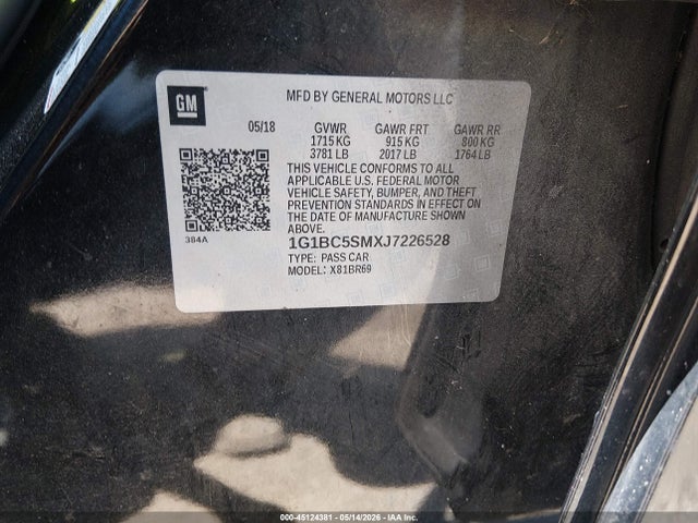 Chevrolet Cruze Ls Auto