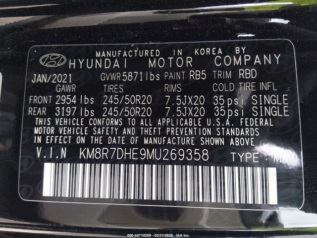 Hyundai PALISADE Calligraphy