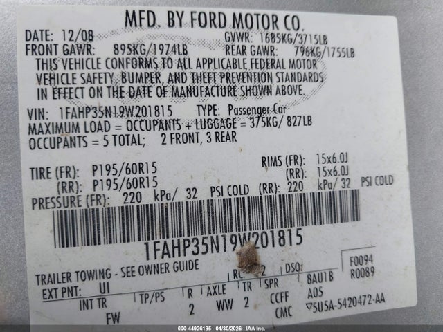 Ford Focus Se