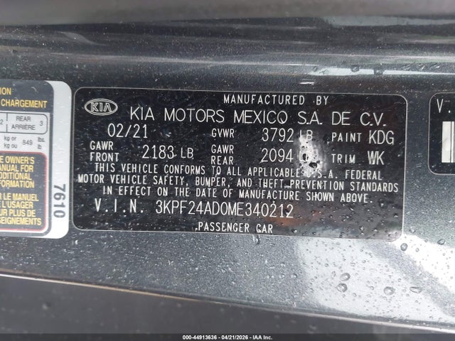 Kia Forte Lxs