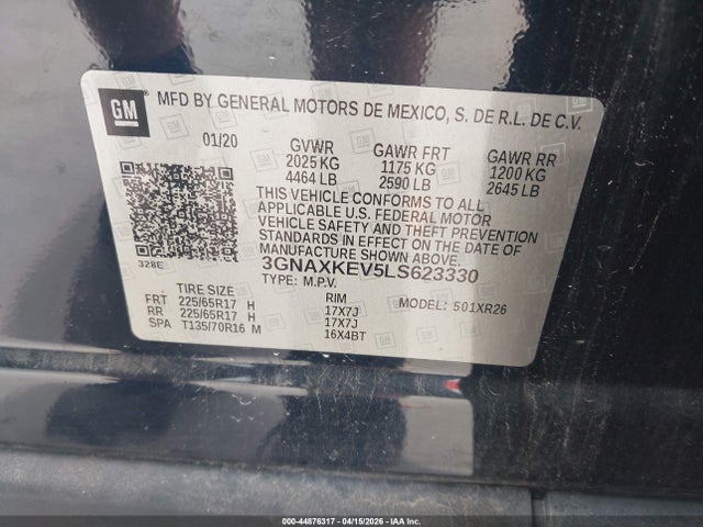 Chevrolet Equinox Fwd Lt 1.5l Turbo