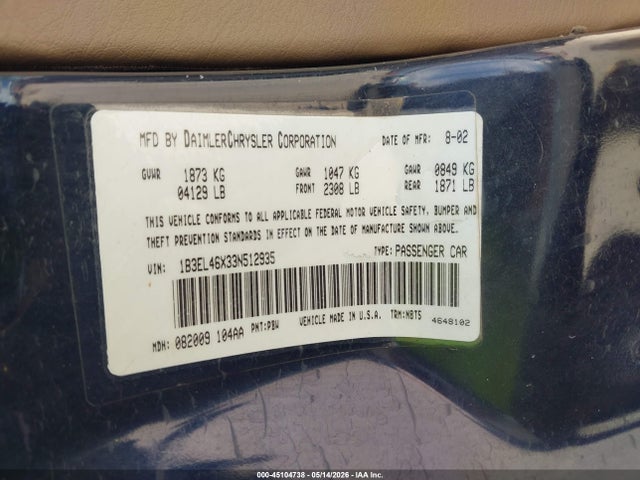 Dodge Stratus Sxt