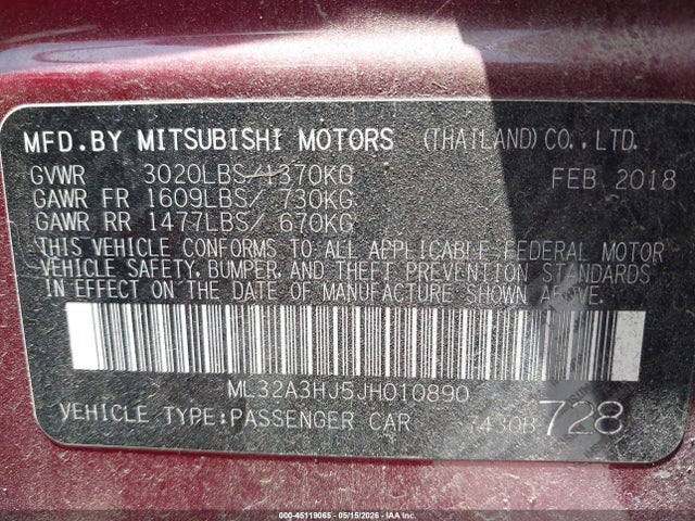 Mitsubishi Mirage Es
