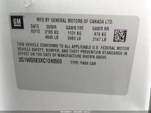 Chevrolet Impala Lt