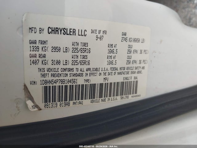 Dodge Grand Caravan Sxt