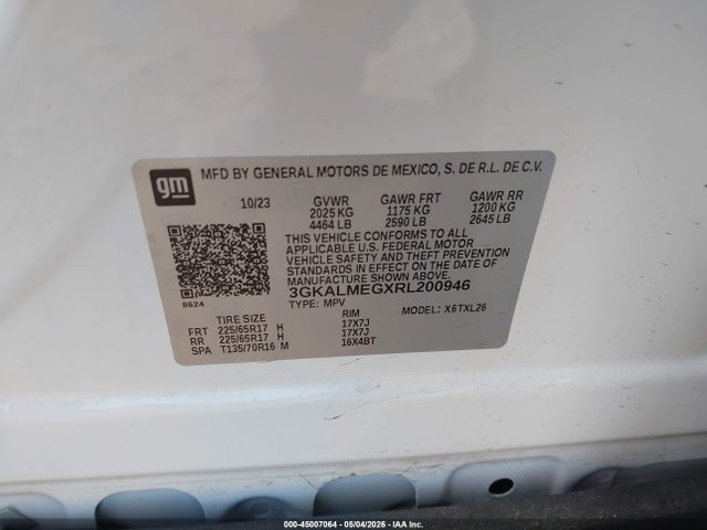 GMC Terrain Fwd Sle